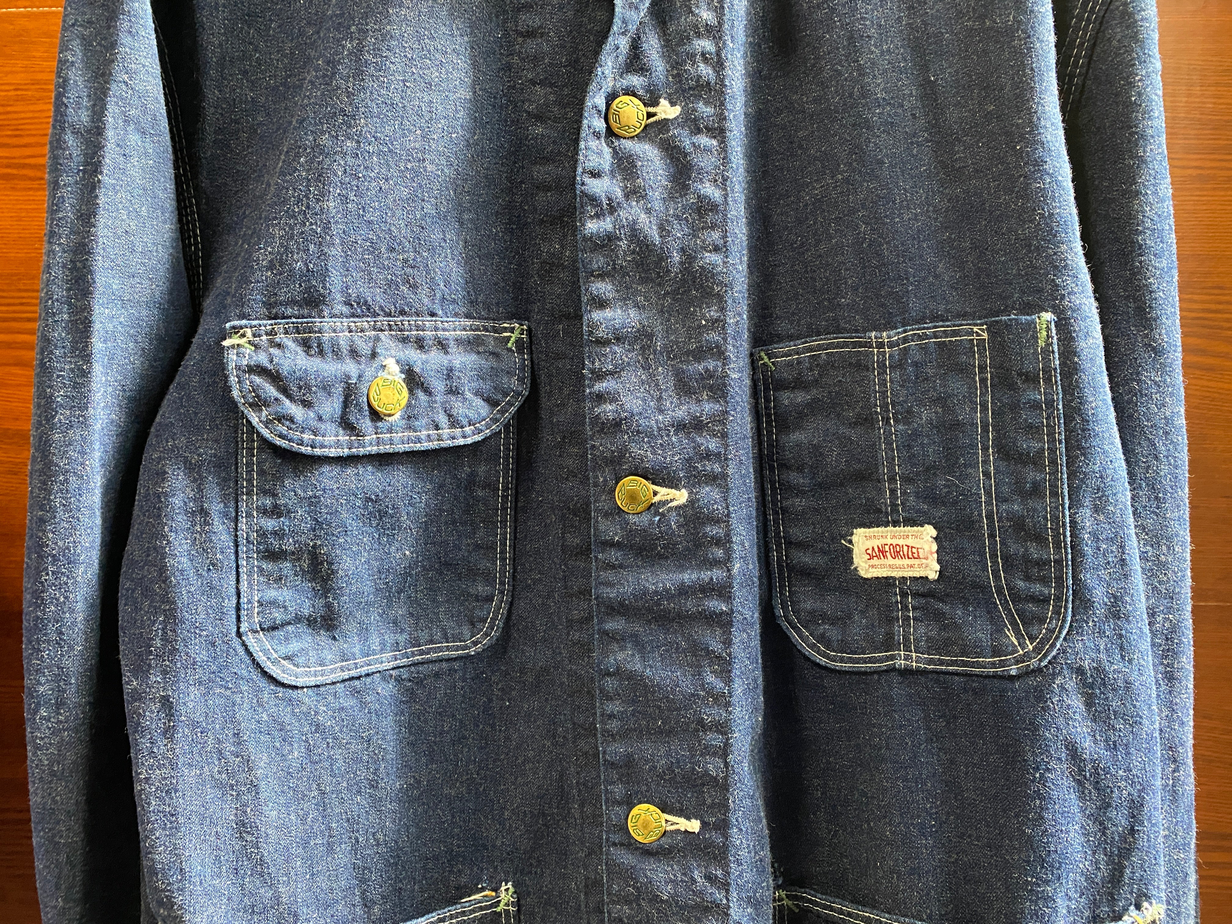 BIG BUCK vintage denim jacket coverall